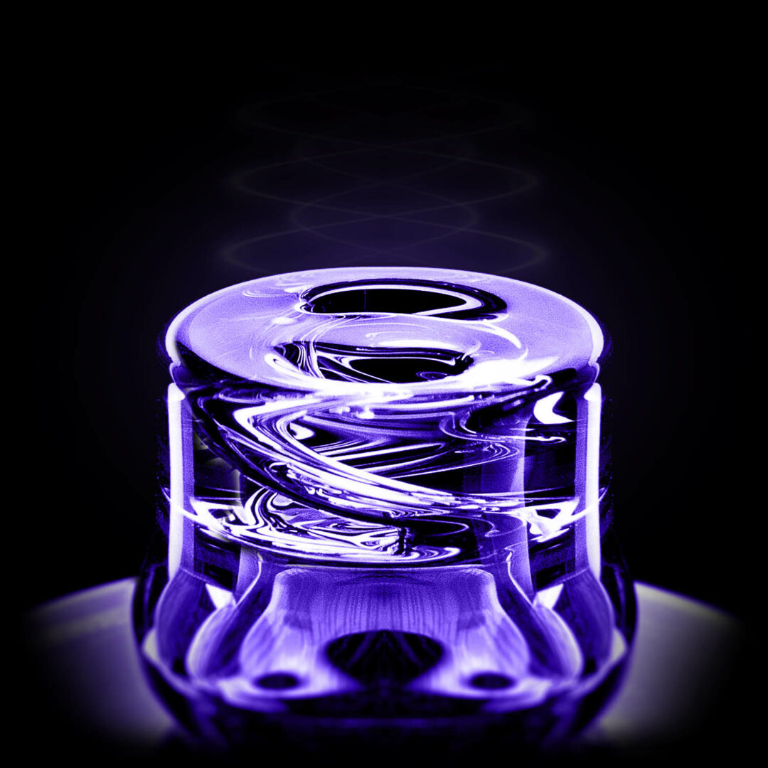 "Illusion" Spin Cap Mothership Glass Official