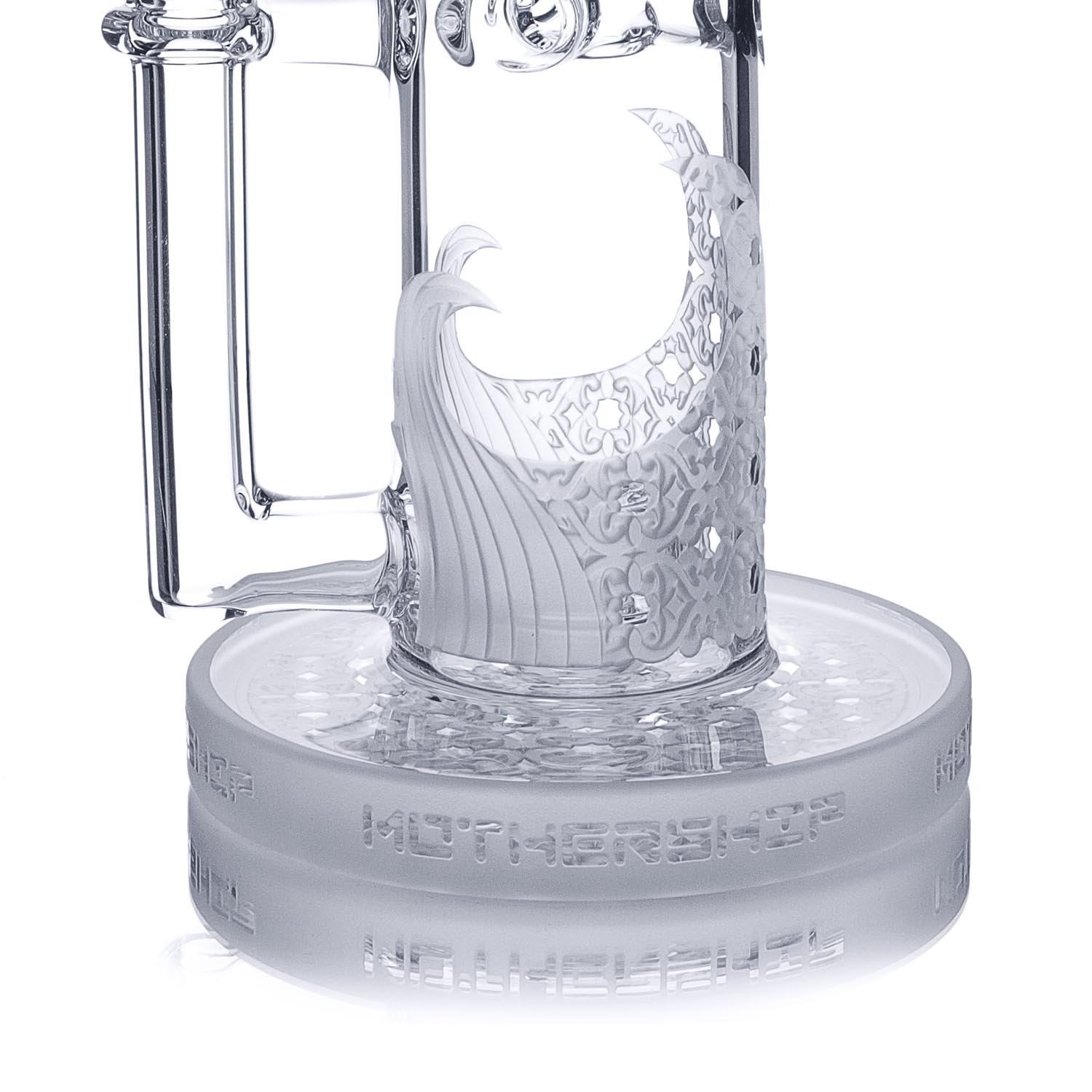 mothership glass straight fab functional glass art