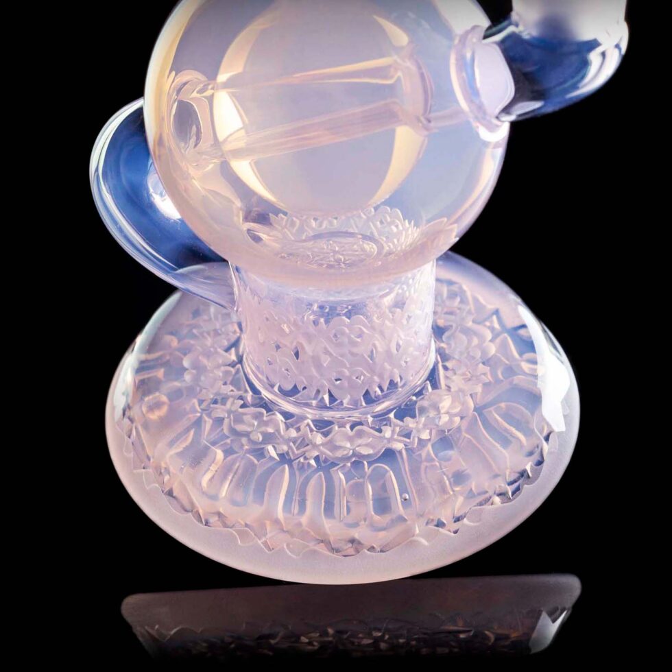 Cherry Blossom Micro Ball Rig - Mothership Glass | Official