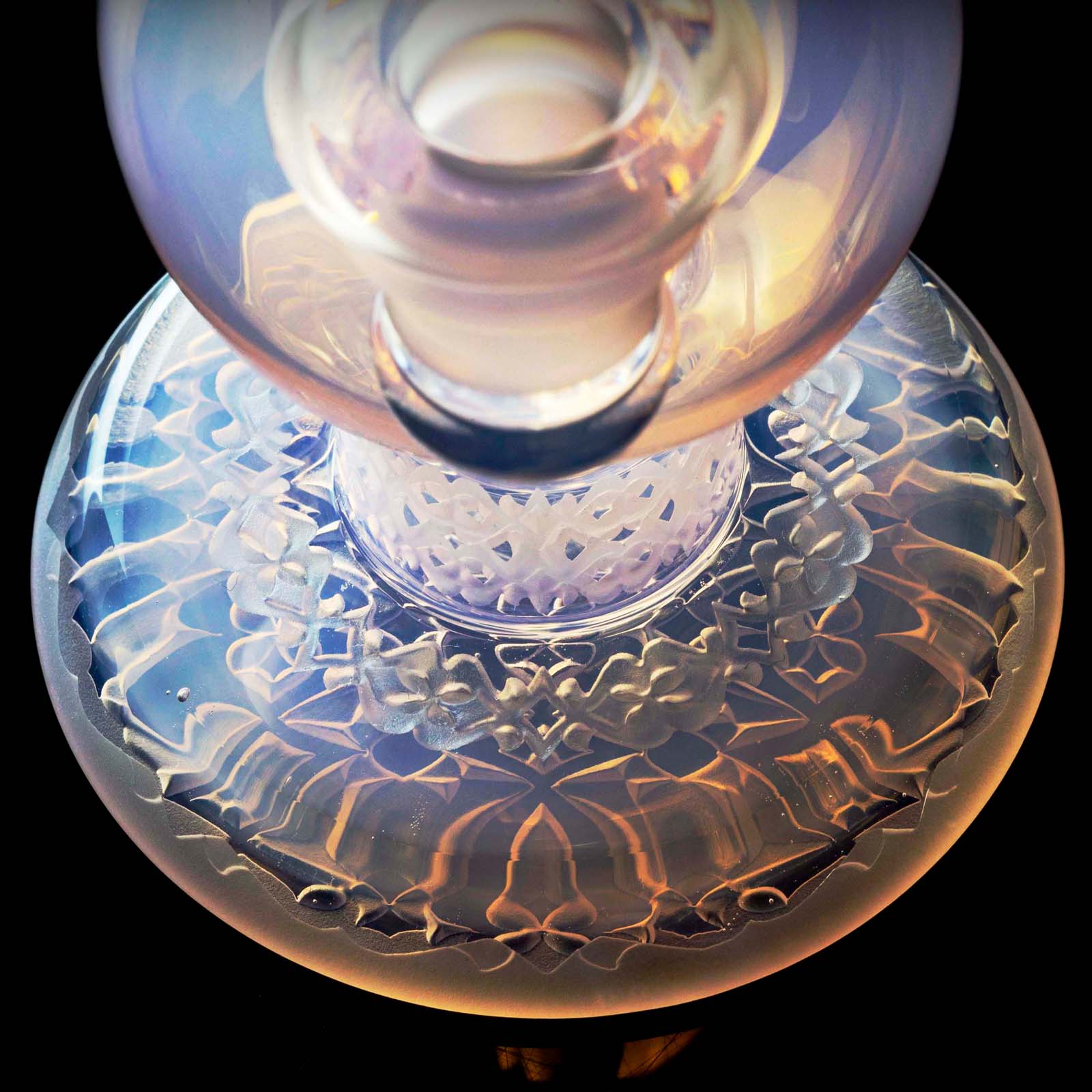 Cherry Blossom Micro Ball Rig - Mothership Glass | Official