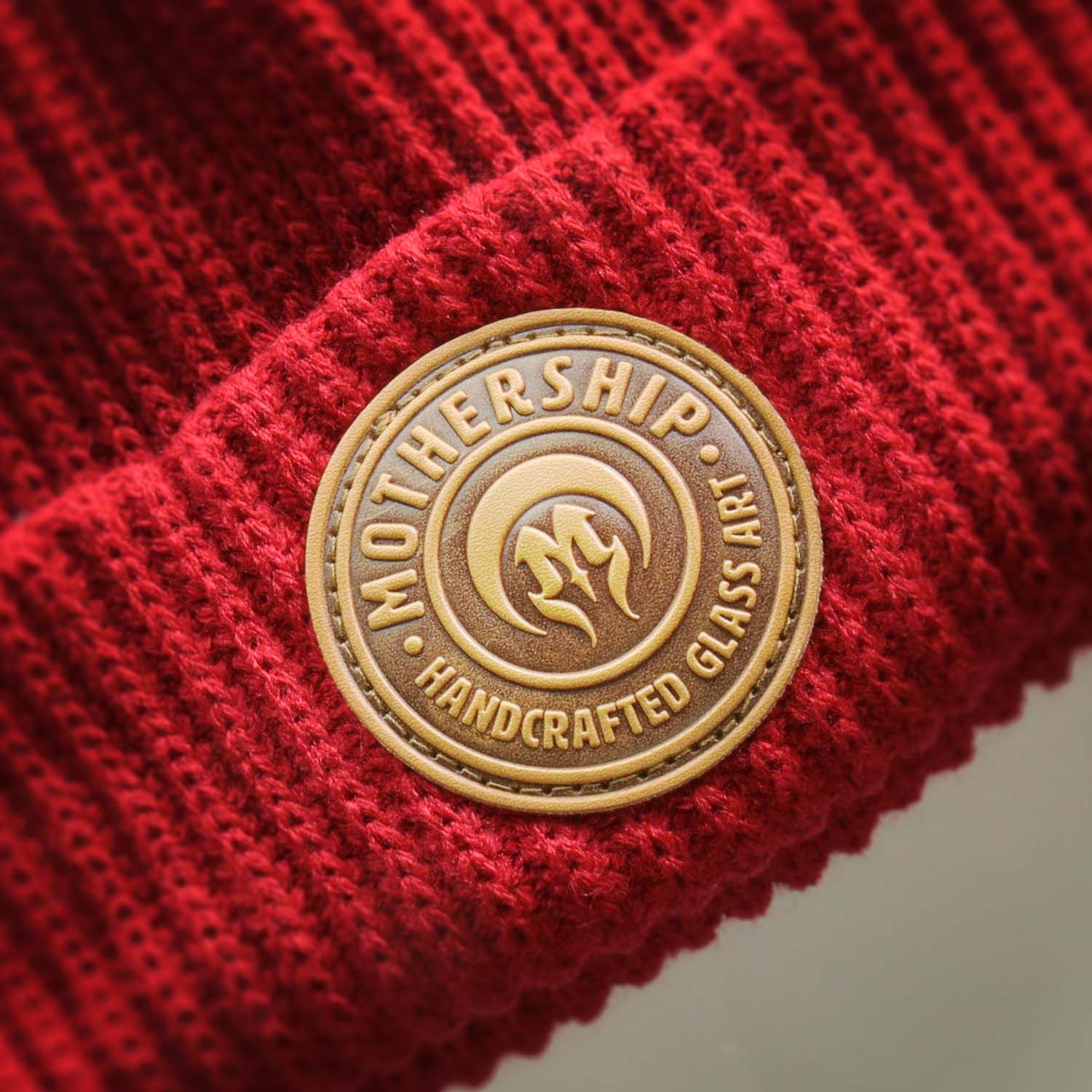 MS-Beanie-LeatherPatch-Red-2