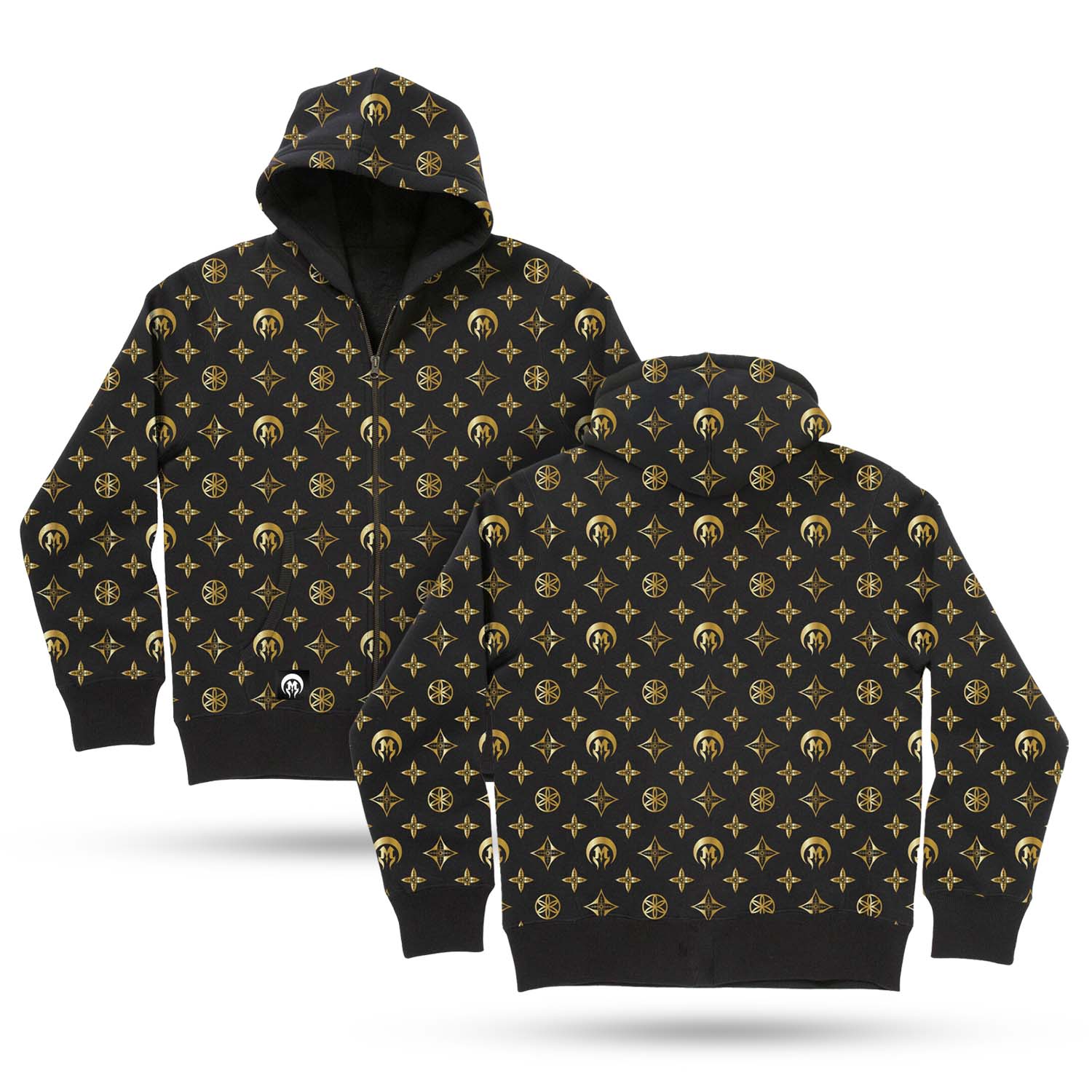 mothership glass reversible hoodie clothing