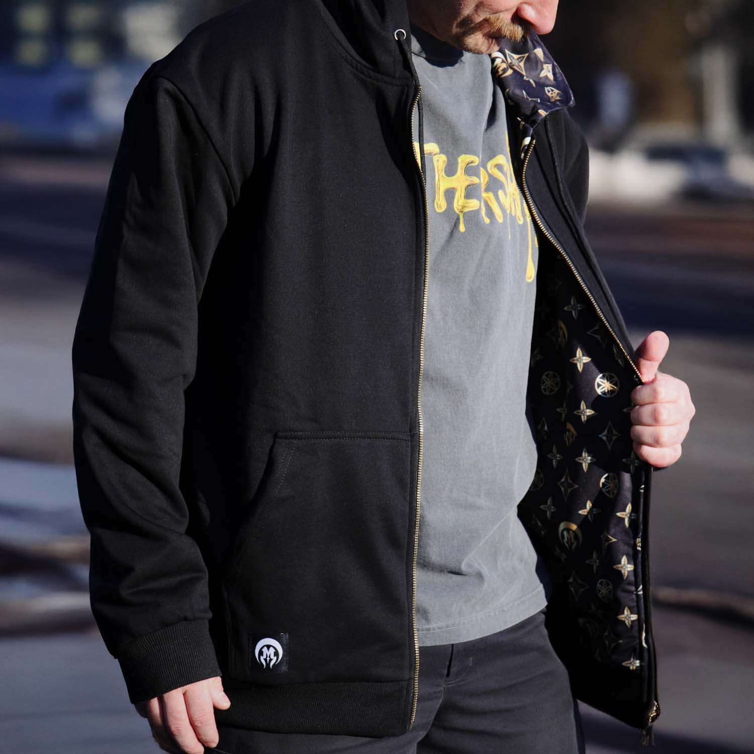 mothership glass reversible hoodie clothing