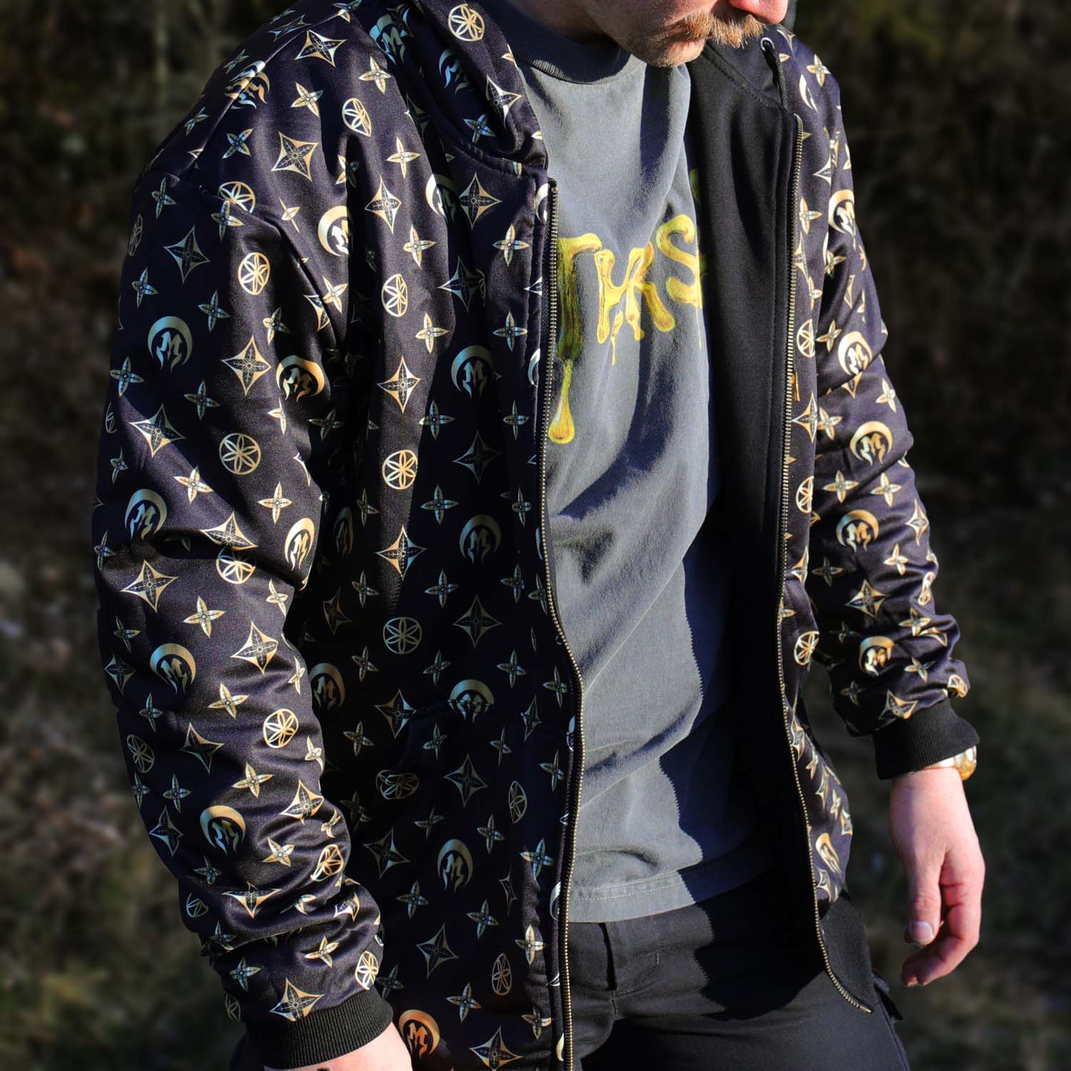 mothership glass reversible hoodie clothing