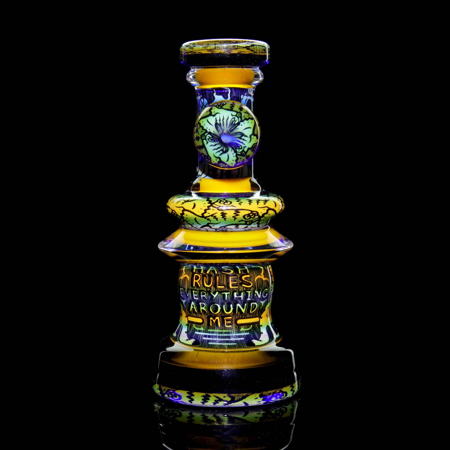 MS x GZ Mini Rig Chillum - Mothership Glass | Official