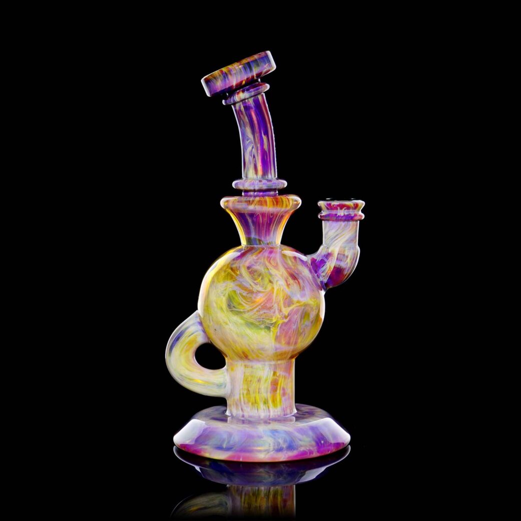 Small Mircoball Instrument Amber Purple Micro Ball Rig - Mothership Glass | Official