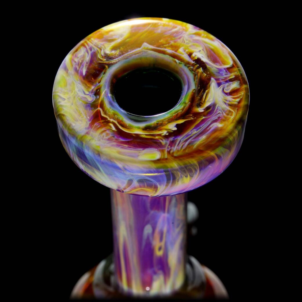 Amber Purple Micro Ball Rig - Mothership Glass | Official