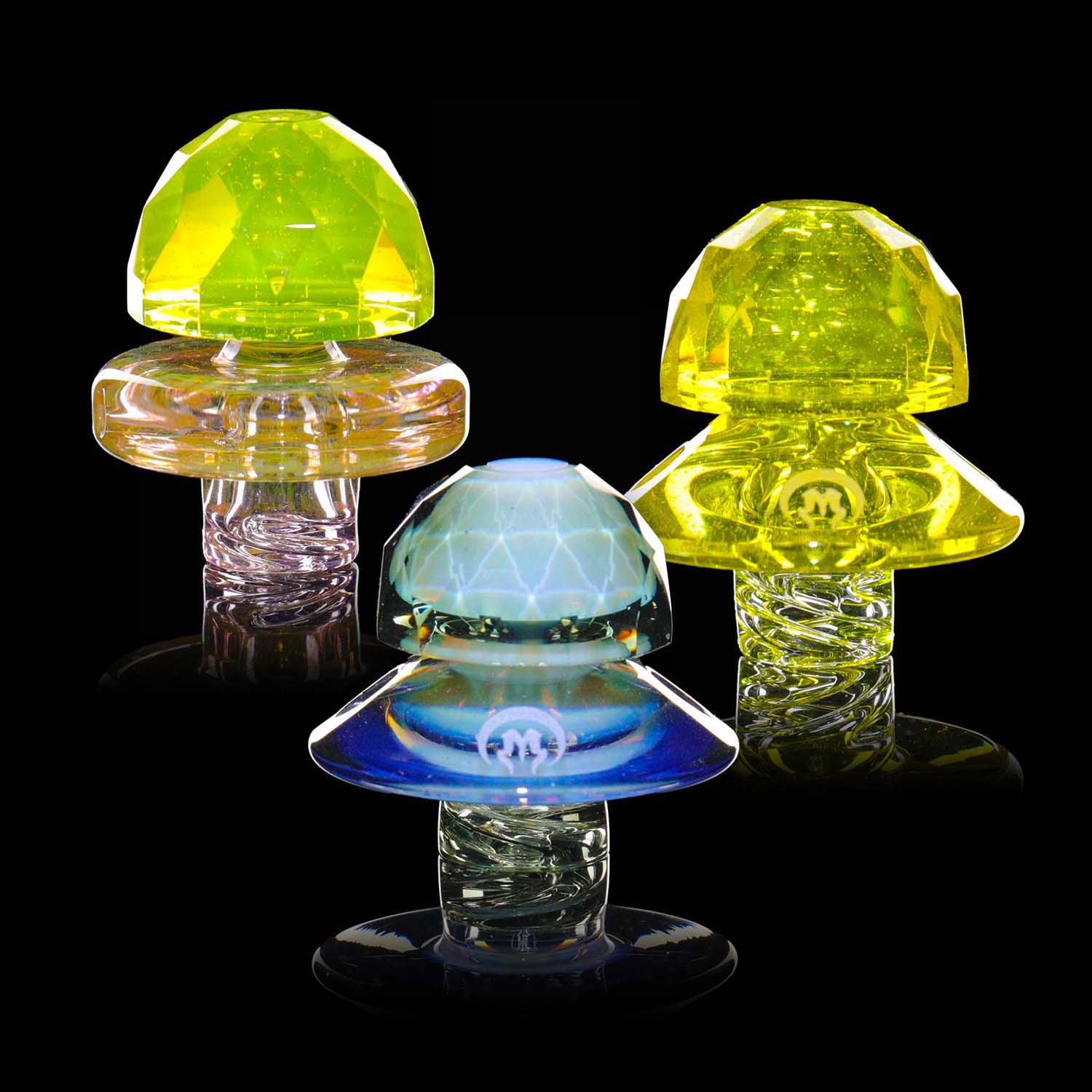 Faceted Gem Maria Cap